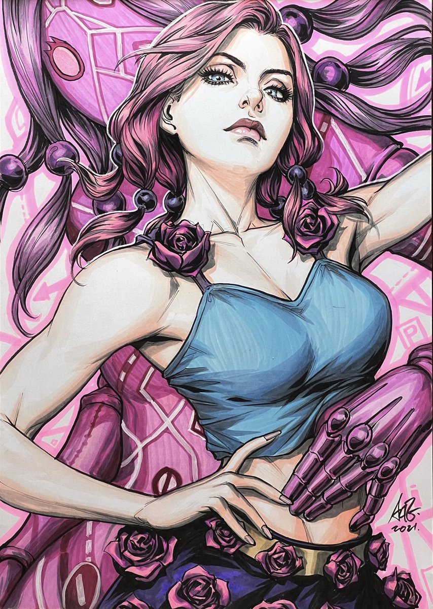 DailyJJBAWomen's tweet photo. Yasuho Hirose drawn by Stanley Lau, DC COMICS illustrator https://t.co/5dZkddRuzT