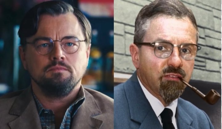 BlueBookBelieve's tweet photo. @NetflixFilm @dontlookupfilm Leo’s look as an astronomer in this film seems influenced by another famous astronomer… J. Allen Hynek.

@paulhynek https://t.co/nHEp1UWZ8b