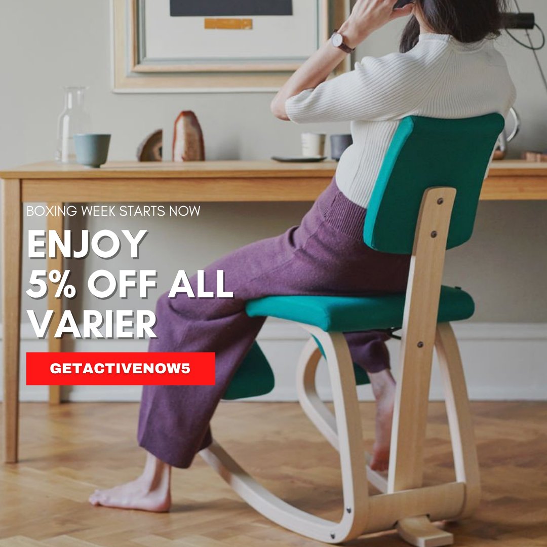 ActiveGoodsInc's tweet photo. It starts now!  All @VarierFurniture chairs are 5% off with code GETACTIVENOW5 at checkout: https://t.co/XJ6NXI4XDs https://t.co/hlh6OrGLI6