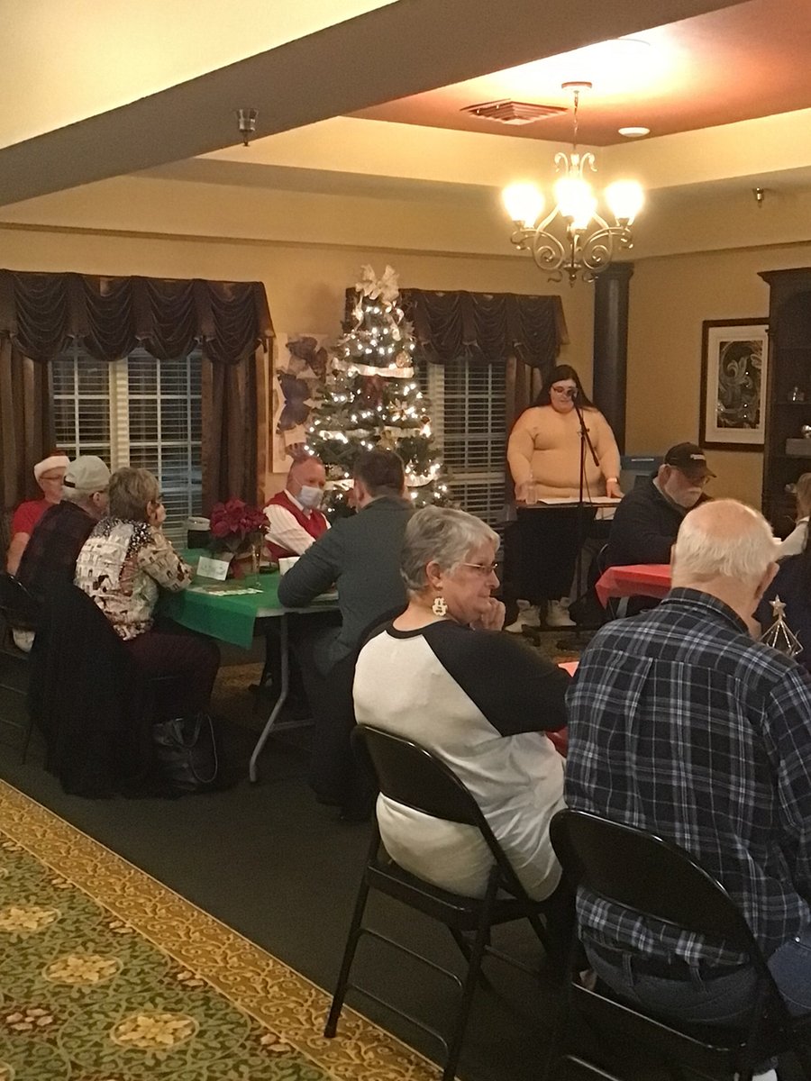 V_OakRidge's tweet photo. Some more highlights of our Christmas parties with a special shout out to Darrell and Shelby for taking the time to sing and play for everyone. https://t.co/Y69aGqGxye