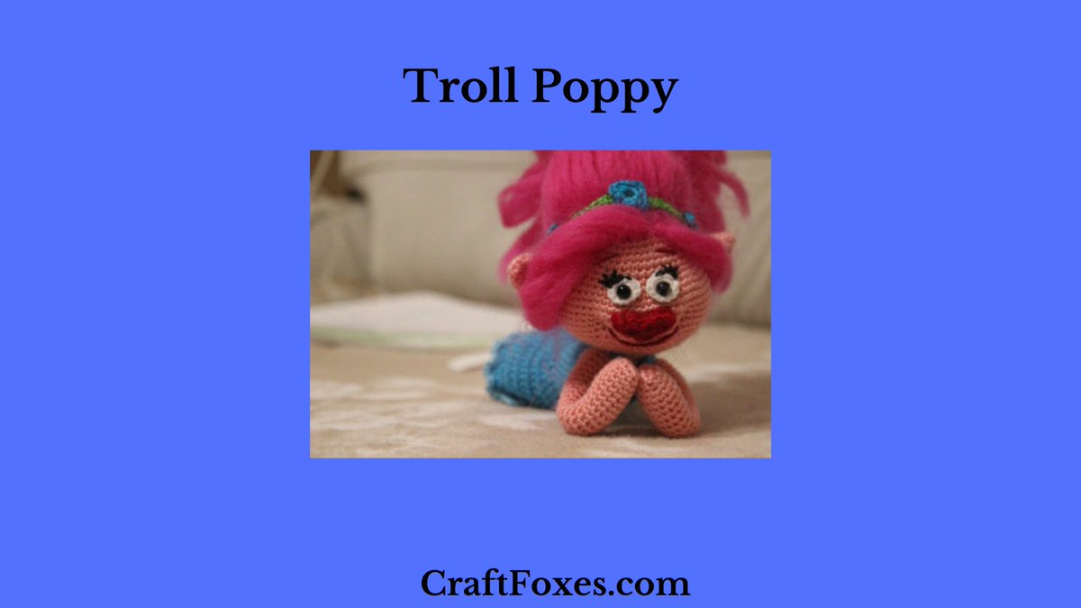 TheCraftys's tweet photo. Princess Poppy!

https://t.co/nk1uXOkAd8

#trolls #poppy #iremdesign #diy #crochet #amigurumi #art #craft #shop #artsandcrafts https://t.co/JYxM84UrqU