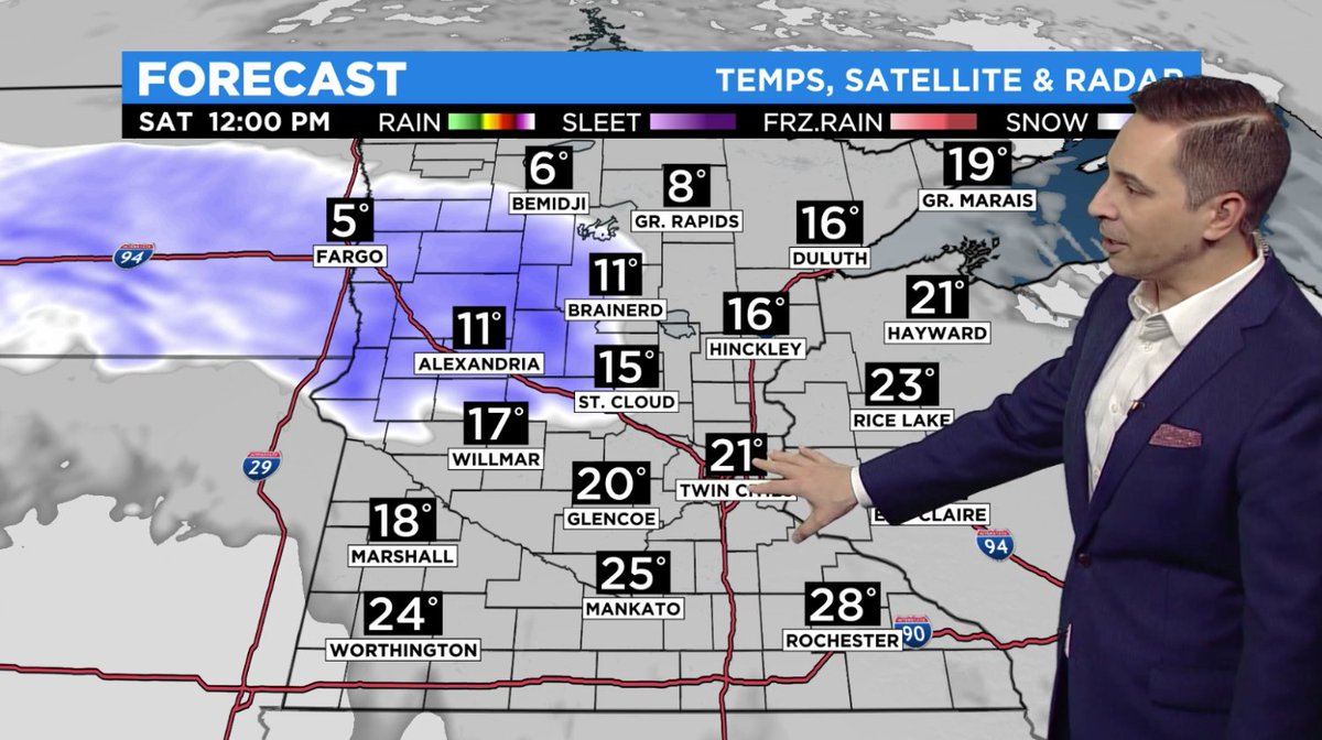 Minnesota Weather: After Christmas Day Snow In Northern MN, Heavier System To Hit Sunday-Monday https://t.co/VFWgRTtxEN https://t.co/V77FY6pPcM