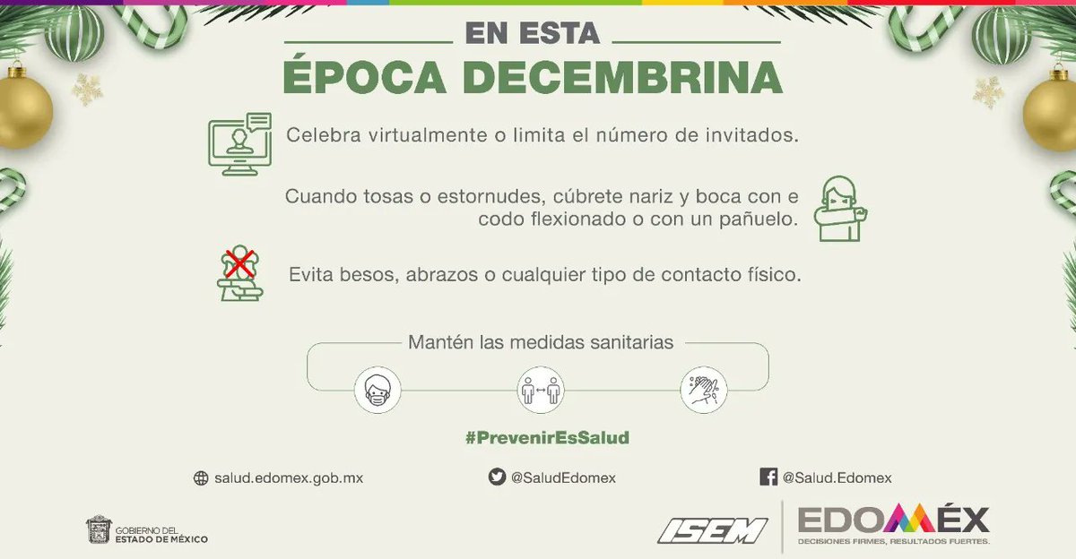 EDAYO_Metepec's tweet photo. Durante las celebraciones de la #ÉpocaDecembrina, sigue las siguientes recomendaciones, #CuidemosTodosDeTodos y evitemos el contagio de enfermedades respiratorias.

@SaludEdomex https://t.co/oeHHD8Ydmb