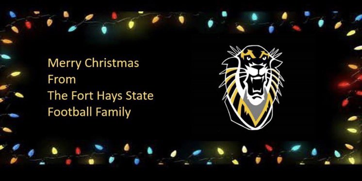 Kamren65's tweet photo. Happy holidays! @coach_ikeDL @FHSUFootball https://t.co/xst2iUNFwM
