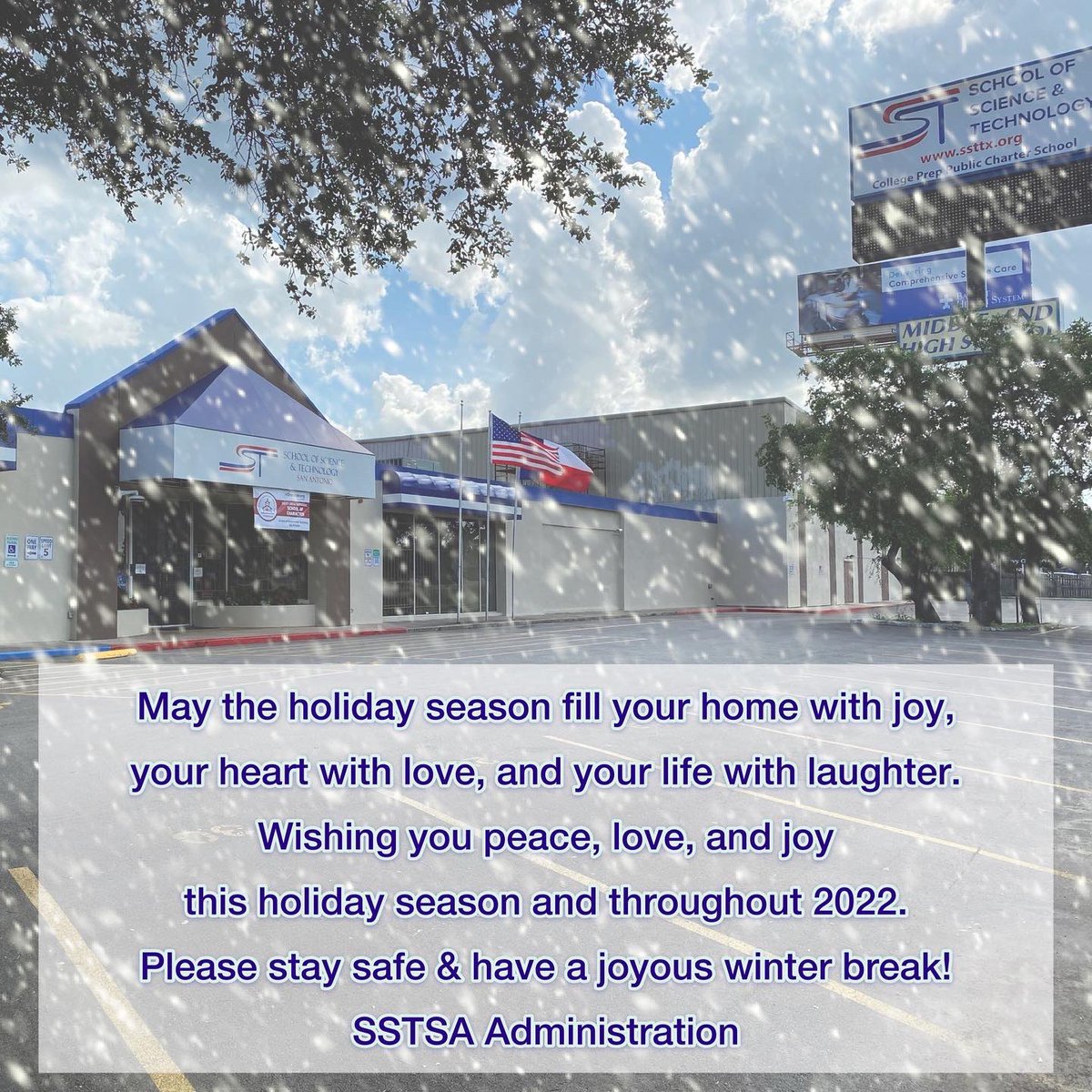 On behalf of all of us at SSTSA, we wish you all a happy, healthy, and safe holiday season! #sstsa #sststallions #happyholidays #happynewyear2022