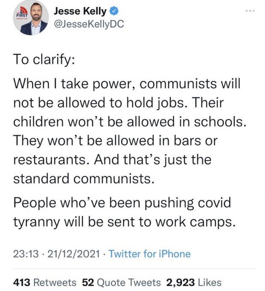 GravelInstitute's tweet photo. When you’re just a fascist https://t.co/miIhZVjtZp