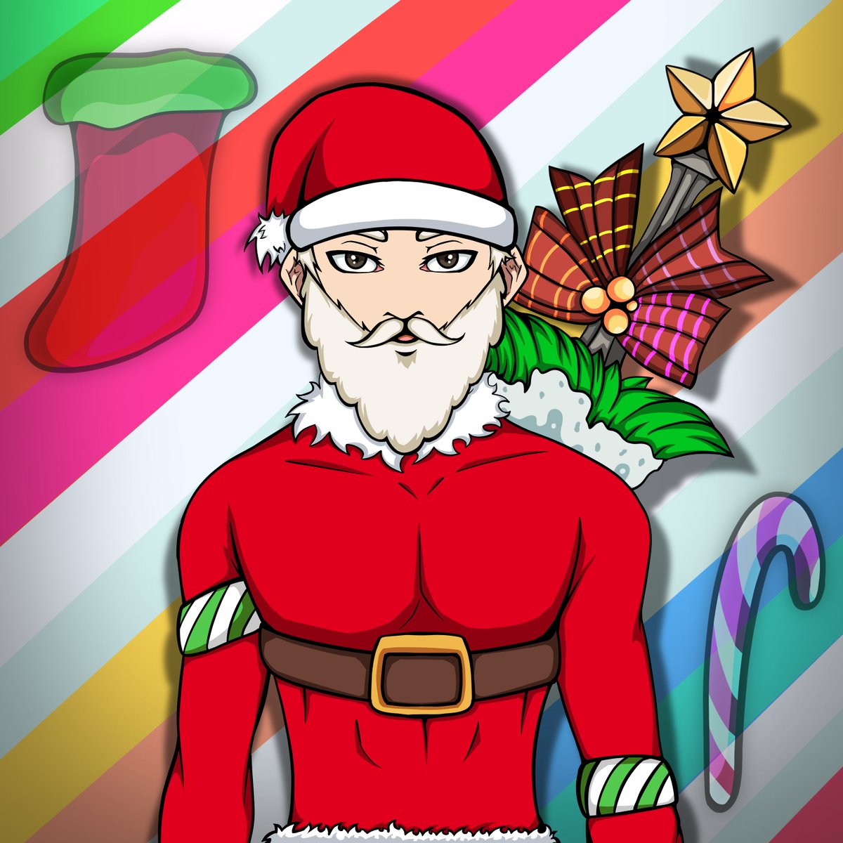 TheNinjaHideout's tweet photo. From our Ninja Family to yours, we'd love to wish you a Merry Christmas and happy holidays! 

In the spirit of giving one of you Ninjas could own this 1/1 Christmas Ninja! https://t.co/P9ULmeIJ8n