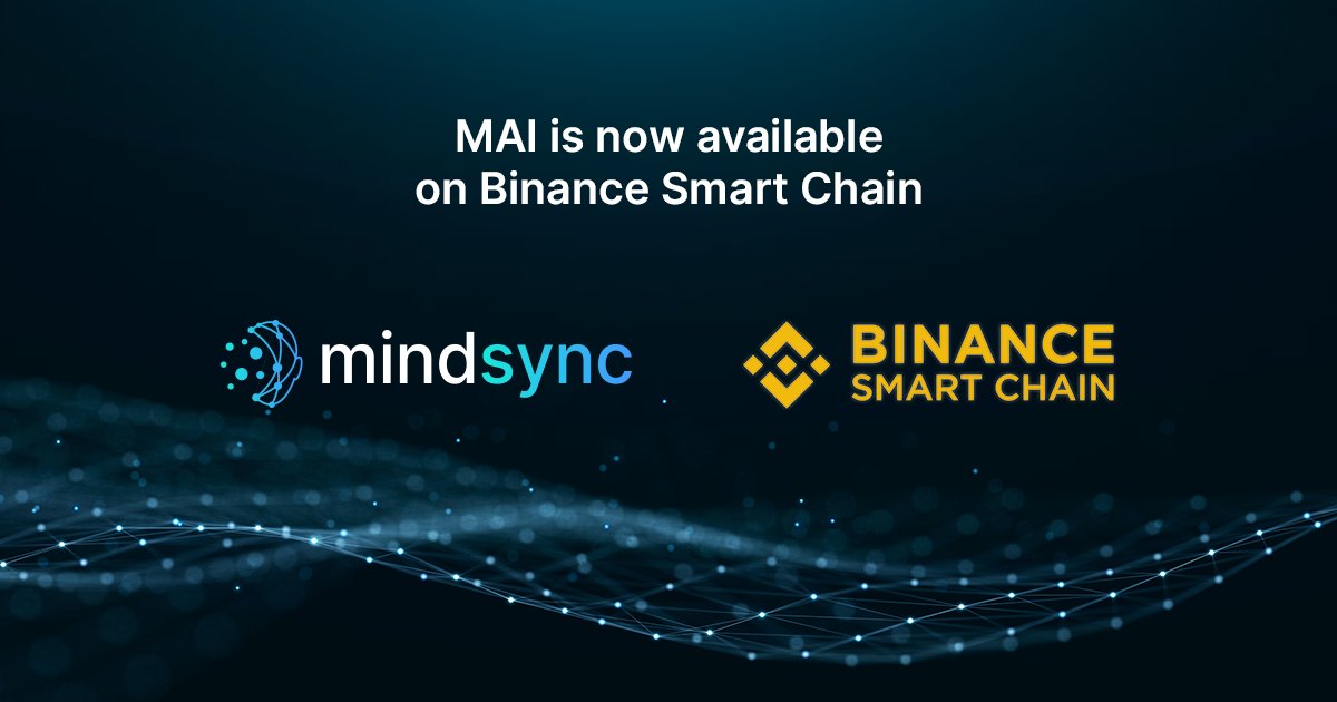 ⚡️ #Mindsync has launched ETH-BSC Bridge

ETH-BSC Cross-Chain Bridge will enable seamless transfers of MAI tokens across the Ethereum and Binance Smart Chain Blockchains.

🔎 Learn more:

bit.ly/3prgzb6 

👉 Swap your tokens here:

bit.ly/3suN9e9  

#MAI #BSC