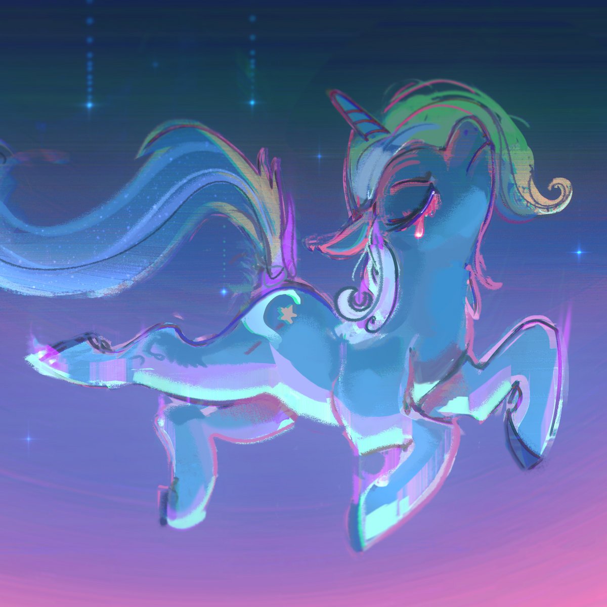 VyletPony's tweet photo. Queen of Misfits turns two years old today <3 — art by @Alumx_mlp https://t.co/1U36CSwkdx