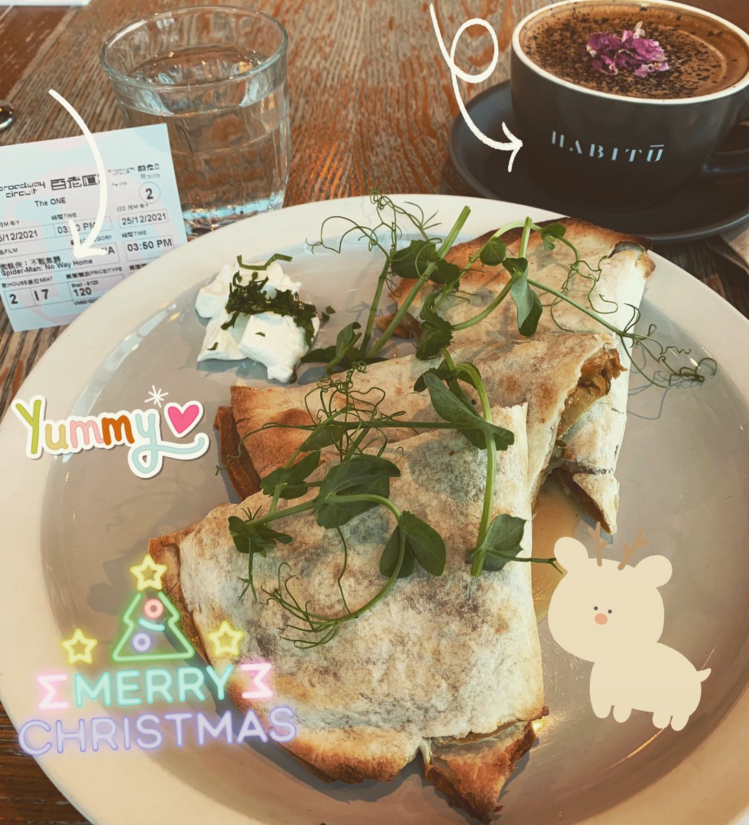tinnimak's tweet photo. #finally #nospoilers #metime #hightea #nowayhome #habitu https://t.co/aO9MiGKKhi