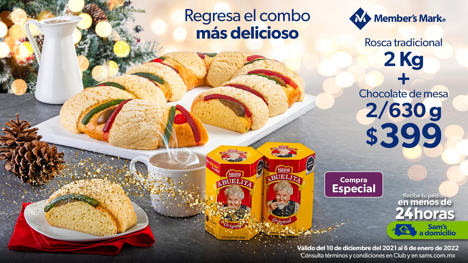 Sam's Club México on Twitter "Consiente a tu familia con la rosca de