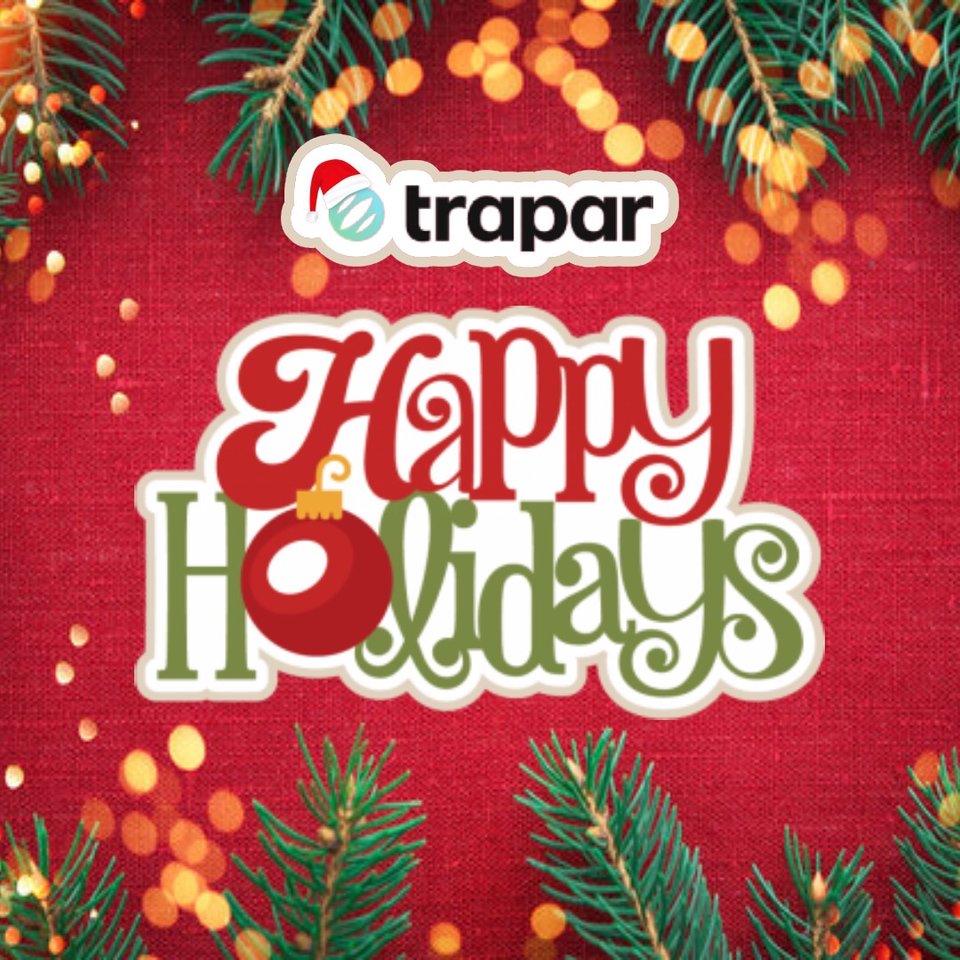 trapar_hq's tweet photo. “Merry Christmas from all of us at Trapar to yours!”
#ChristmasWishes 
#Christmas2021 
#HappyHolidays https://t.co/cqhYUIcjGP