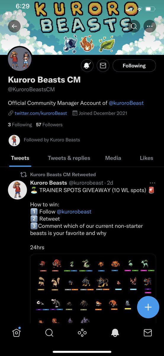 ialvinleee's tweet photo. @kurorobeast @KuroroBeastsCM Im in https://t.co/CasiLYOYyg