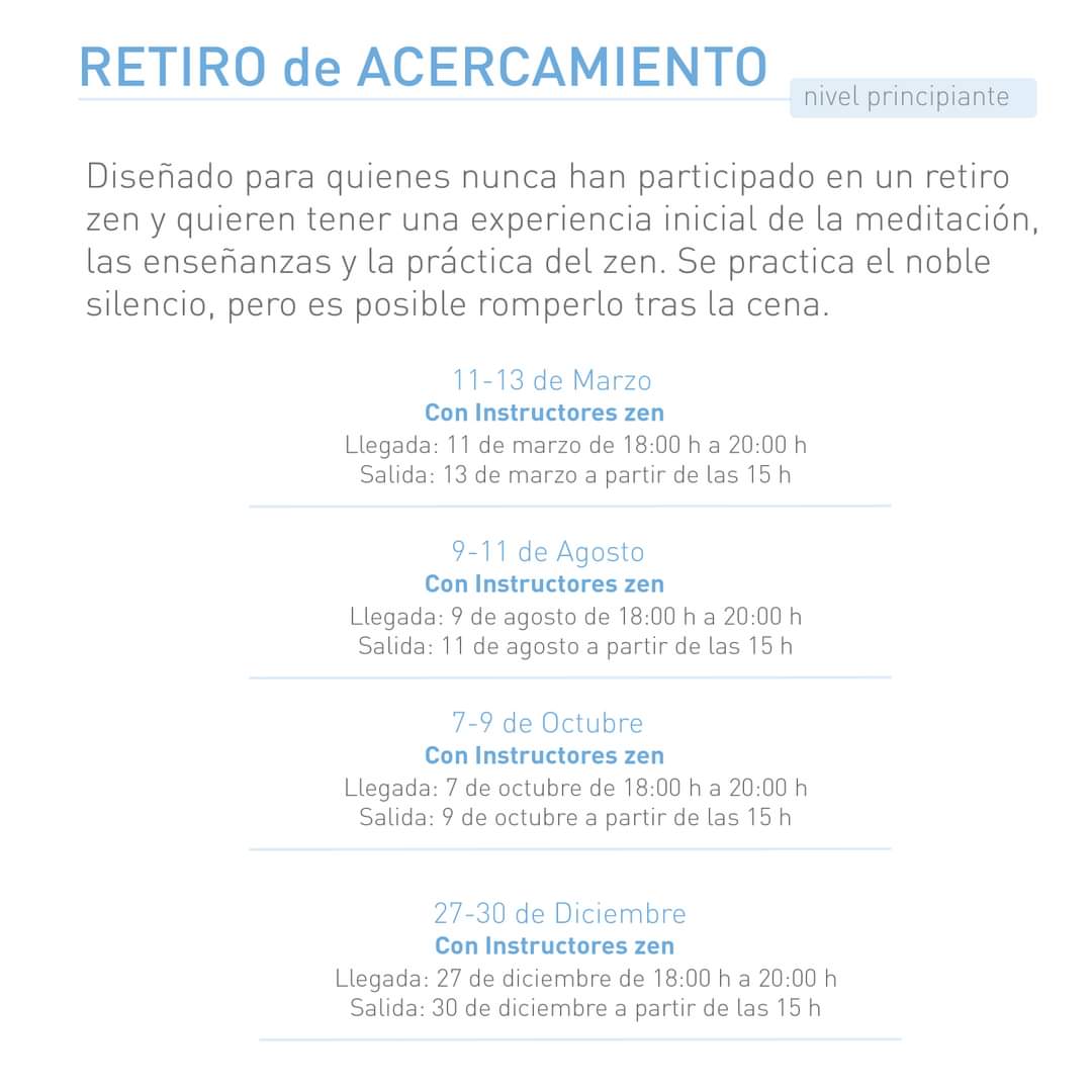 sotozen_es's tweet photo. Calendario de actividades 2022 https://t.co/BGtJBVJdlw #cbsz #retiro #meditación #buddhismo https://t.co/dz4XygIGbY