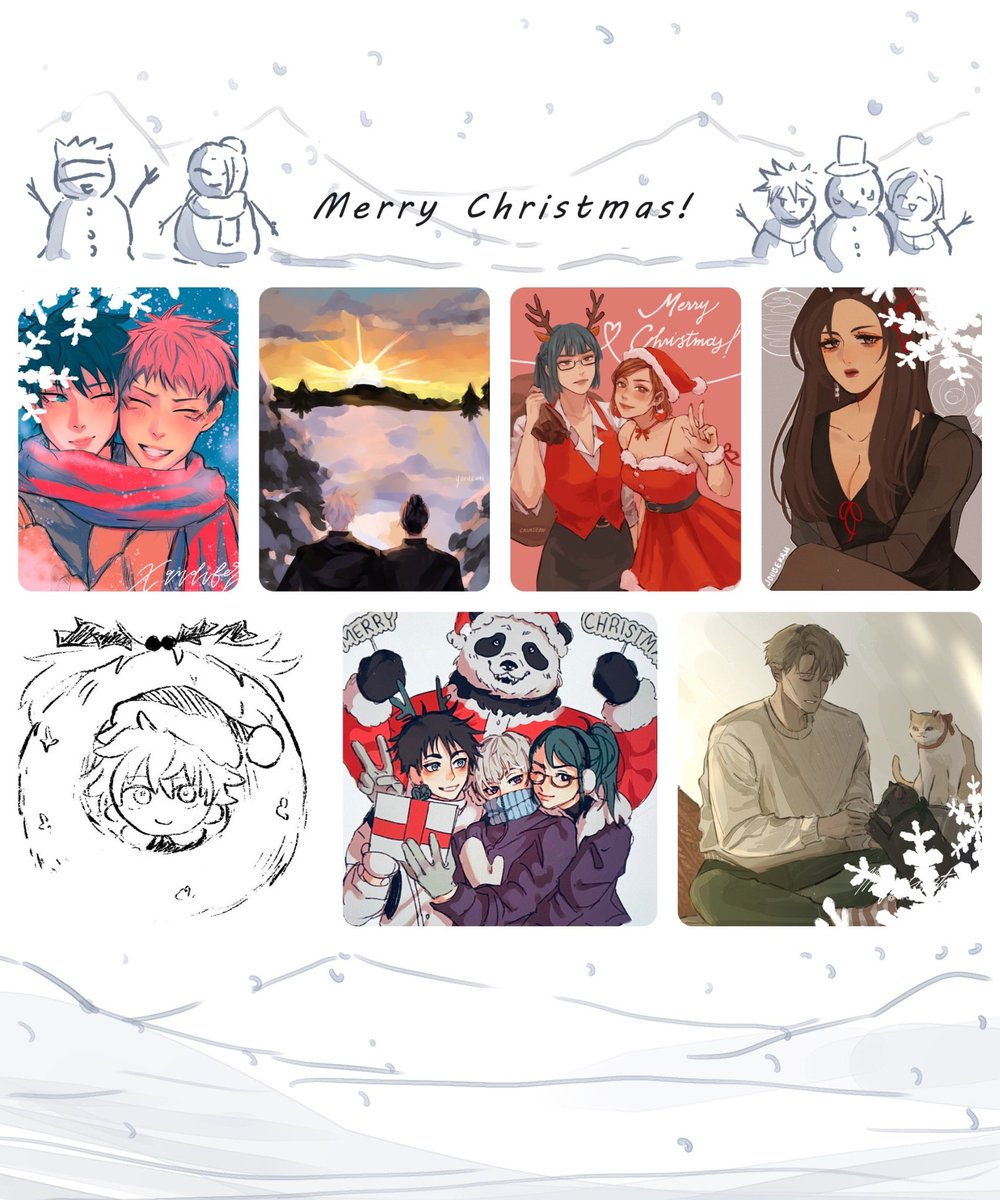 jjk xmas collab w the following ho ho hoes :3
@sberrymacchiato
@xandiferz
@jooberrii
@yorukuni01
@kozdoma
@moffimoo 