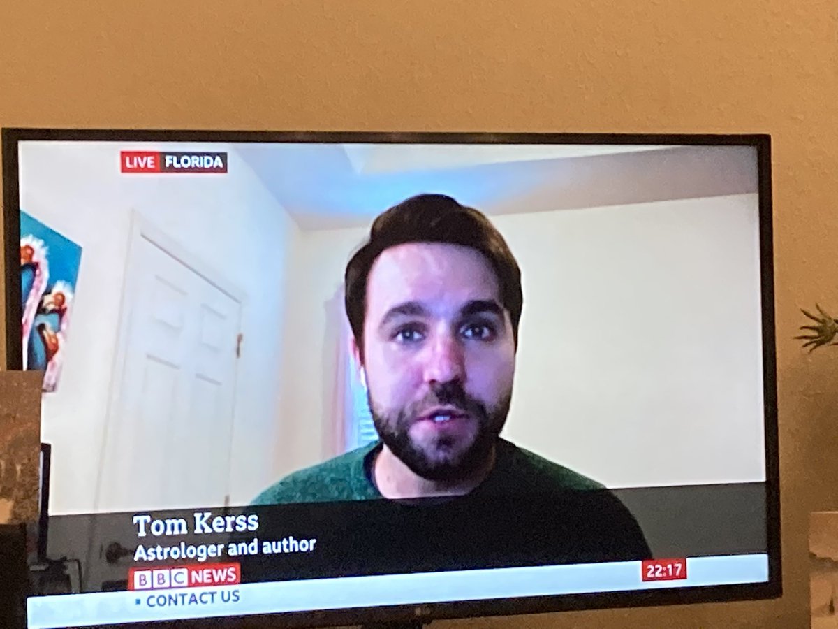 Axatl's tweet image. Shame on you BBC! In tonight’s BBC News there was an article about the James Webb Space Telescope’s launch. One of the people interviewed was Tom Kerrs, and the caption listed him as “ Astrologer”! Outrageous! #BBC News