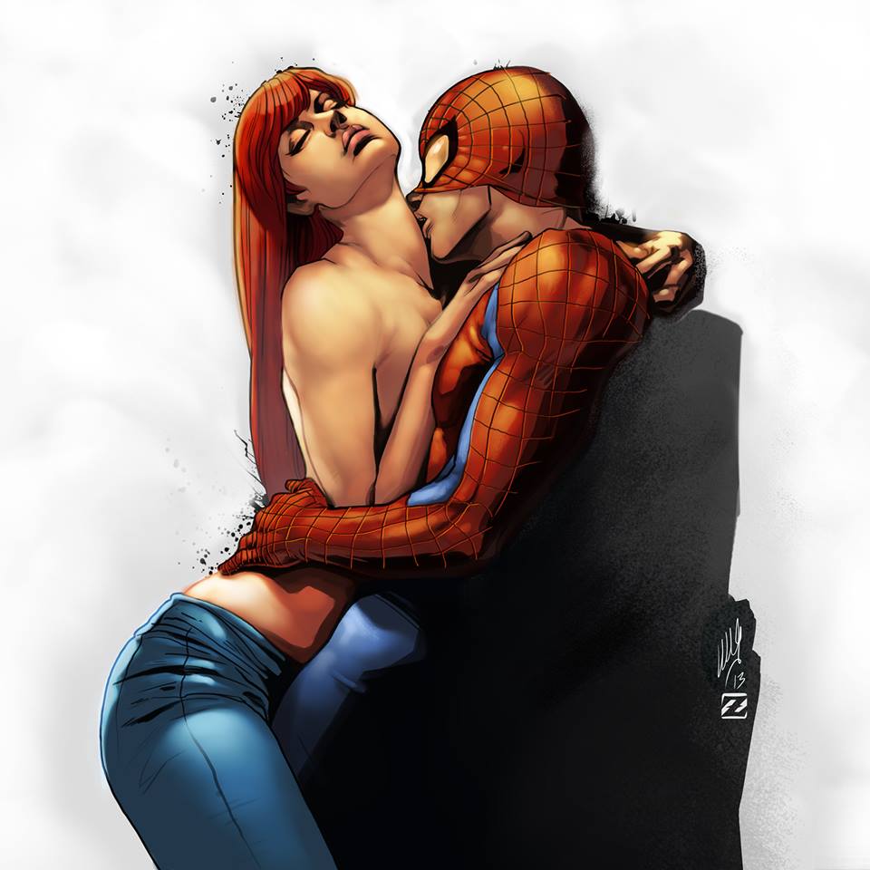 NSFW Mary Jane and Peter Parker by EmegE on Deviantard.