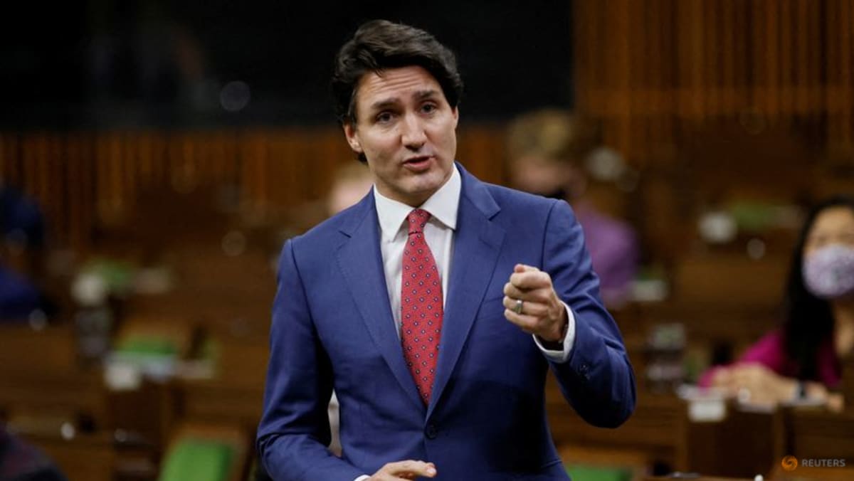 ChannelNewsAsia's tweet photo. Western states need united front against divisive China: Trudeau https://t.co/XaRtYtI1LE https://t.co/kEi1528rAR