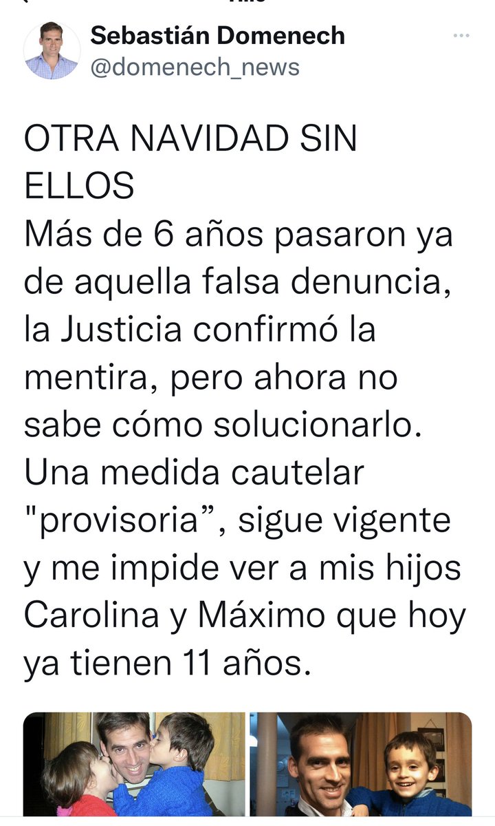 artemis13975692's tweet photo. @domenech_news Vos estas obligado a borrarlo YO NO!!! Por la injusticia que hacen con vos y tantos padres RT RT RT!!! https://t.co/BYKfv61QwO