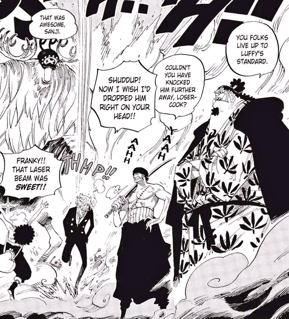 Phoenixbrand_'s tweet photo. I love Zoro and Sanji so much 😂 https://t.co/aEl186hbCo