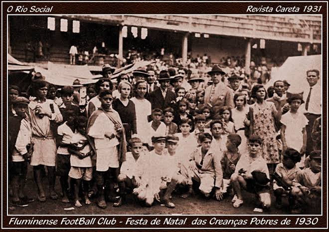 Fluminense FC primeiro clube do mundo a promover o natal das crianças pobres.

Que orgulho desse ENORME clube que orgulha o brasil, o maior. #TimeDeTodos