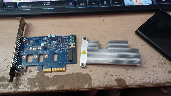 Got a m.2 pci-e card in my computer but this one comes with a heat sink on it to cool mine down. This<a href="/tag/shows"class="tags"><span>#shows</span></a><a href="/tag/cam"class="tags"><span>#cam</span></a><a href="/tag/skype"class="tags"><span>#skype</span></a>