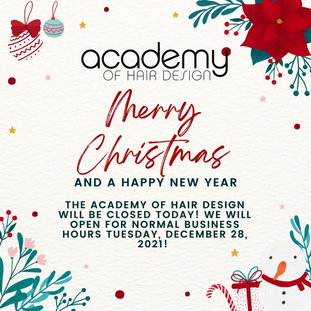 Academy of Hair Design tweet media
