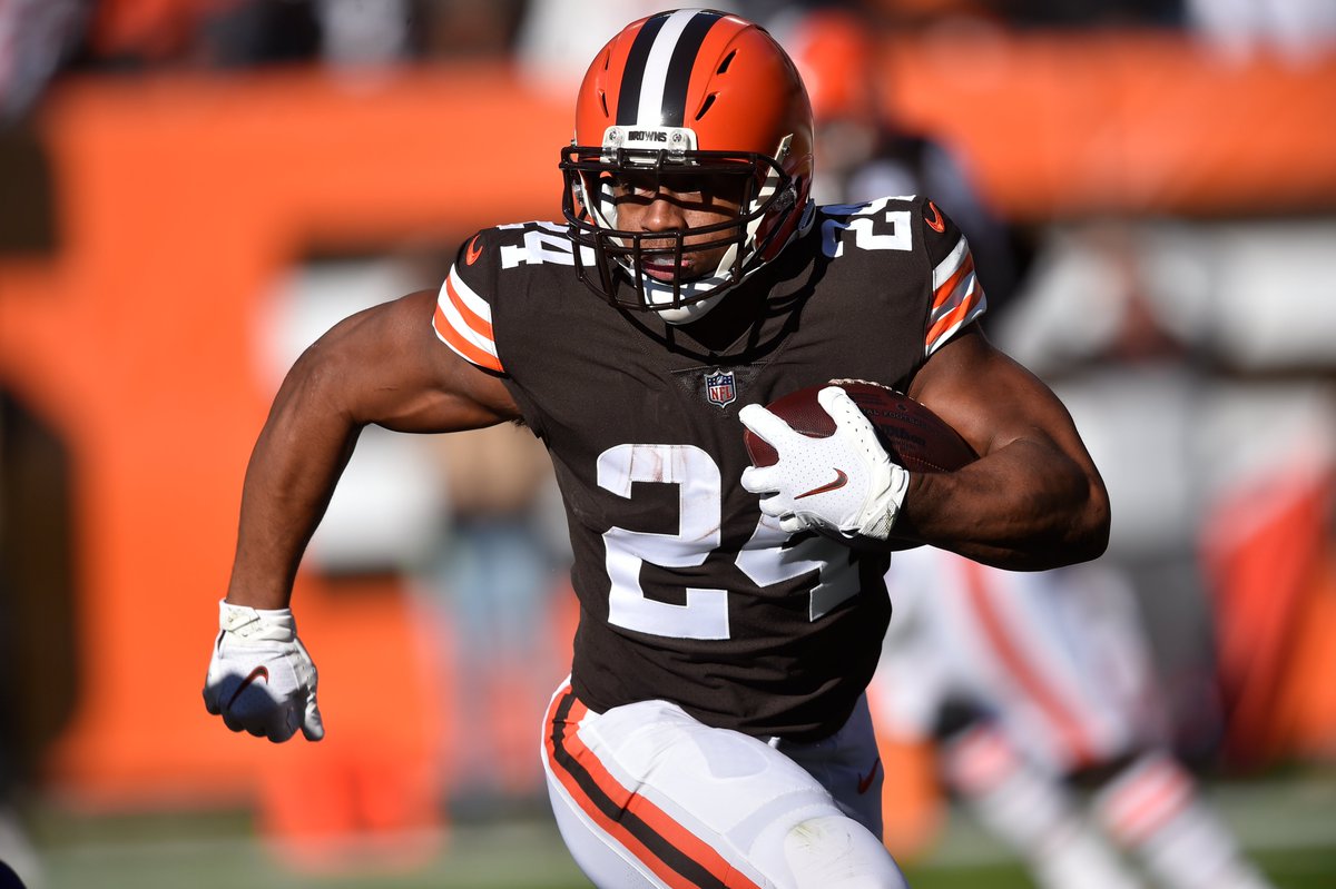FanDuel's tweet photo. Who is the better 𝗣𝗨𝗥𝗘 𝗥𝗨𝗡𝗡𝗘𝗥?

❤️ Nick Chubb
🔁 Jonathan Taylor

#Browns | #ForTheShoe https://t.co/4lmA3khfFW