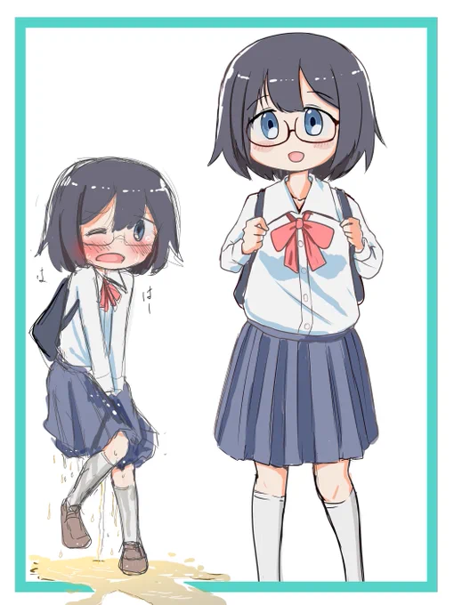 お題箱 かもぬたさん(@kamonuta)の子の穂波七海ちゃん。七海ちゃんかわいいよね。 
