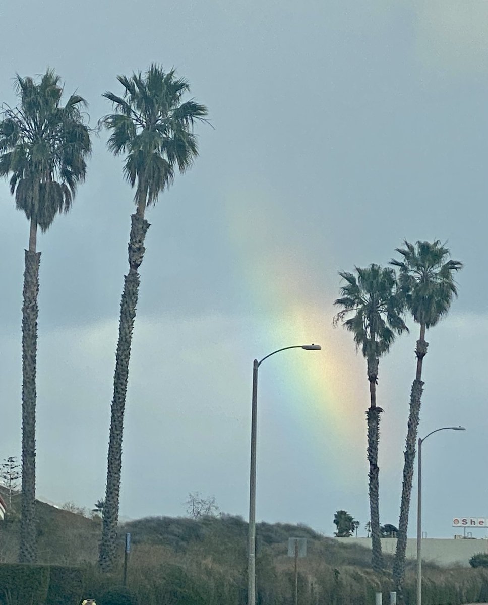 amandabiers's tweet photo. Merry Christmas from Malibu, CA #LAWinter #rainbow #Christmas2021 https://t.co/eYz71DDslp
