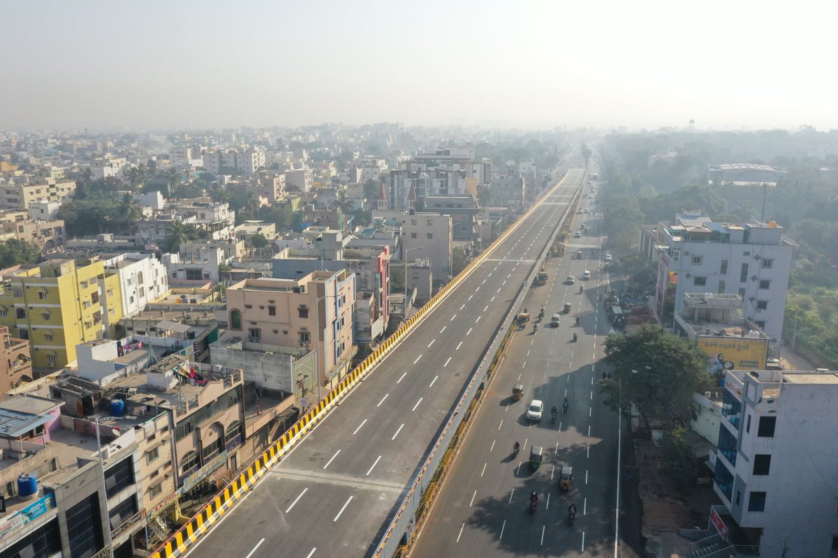 SEPSZGHMC's tweet photo. @KTRTRS
@asadowaisi 
@GHMCOnline 
@arvindkumar_ias 
@srumandla63 
Fly over at Owaisi Hospital Junction takennup under SRDP is completed and will be opened to traffic shortly 
Dattipanth
SE(P-SZ)
GHMC https://t.co/vzp6NSAJr1