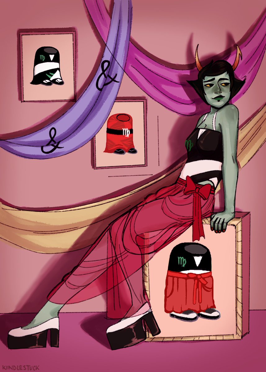 kindlestuck's tweet photo. i did three pieces for @expirequiem's CAPTCHAVOGUE, a fashion zine for the homestuck winter zine jam!! it was an absolute pleasure being a part of it❤️ #homestuck 

check out the zine here: https://t.co/0WVRBgorDw https://t.co/9M9WcubCXl