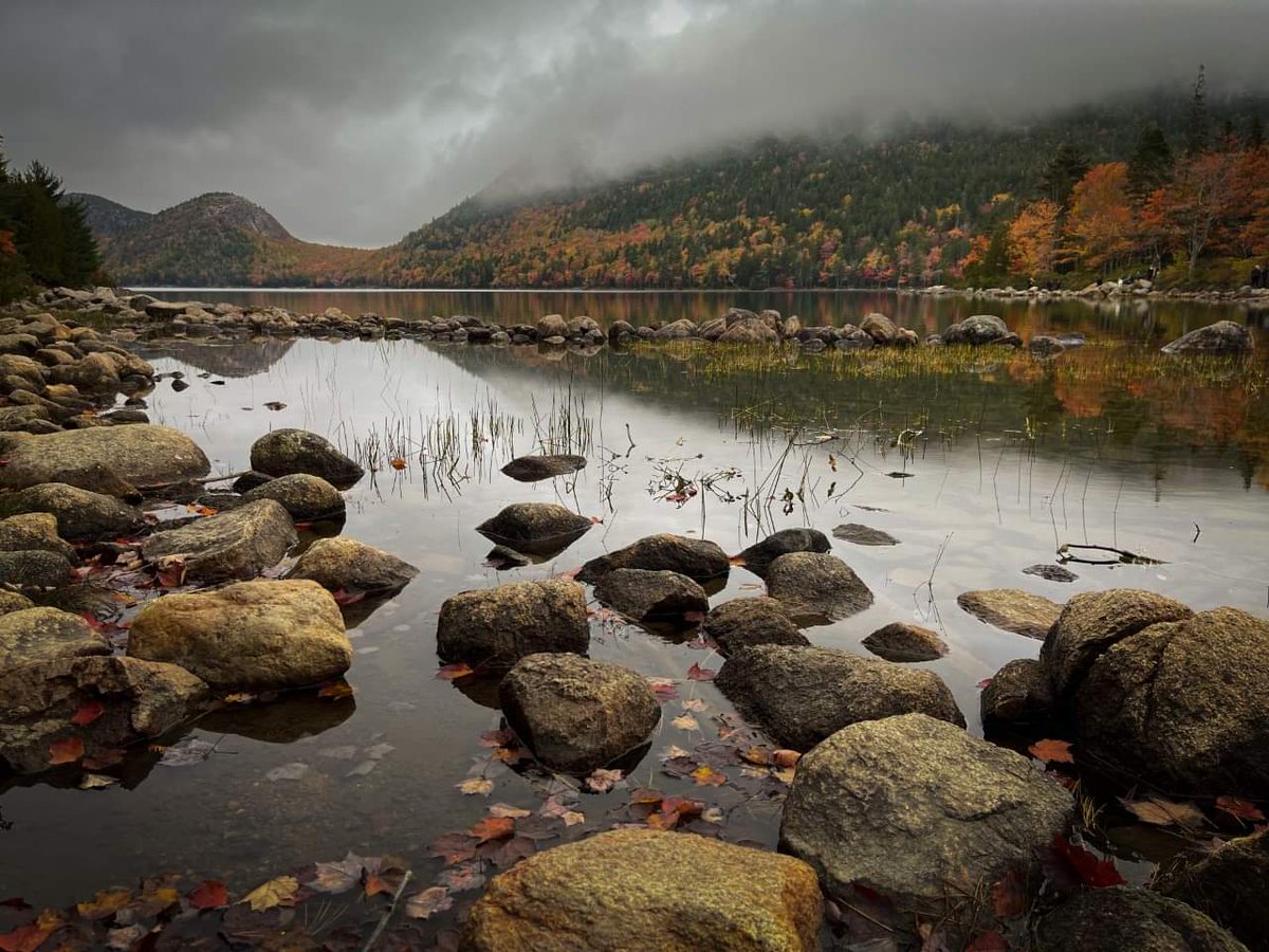 Peaceful and Beautiful Late Afternoon Views Of Acadia National Park In Maine.. 🏞 🌲😍