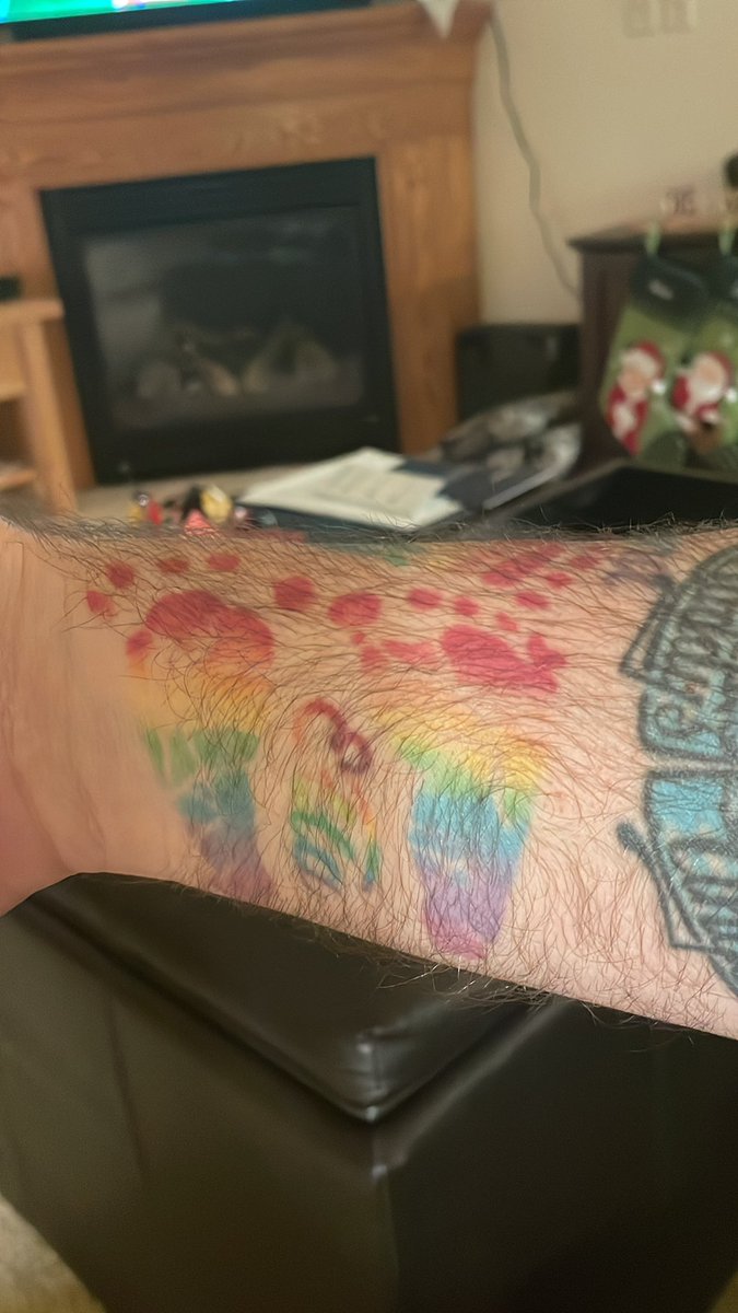 bwp3454's tweet photo. @PatrickMannelly Nurse put my daughters footprints there and I got them tattooed there! https://t.co/xR79qPpQUh