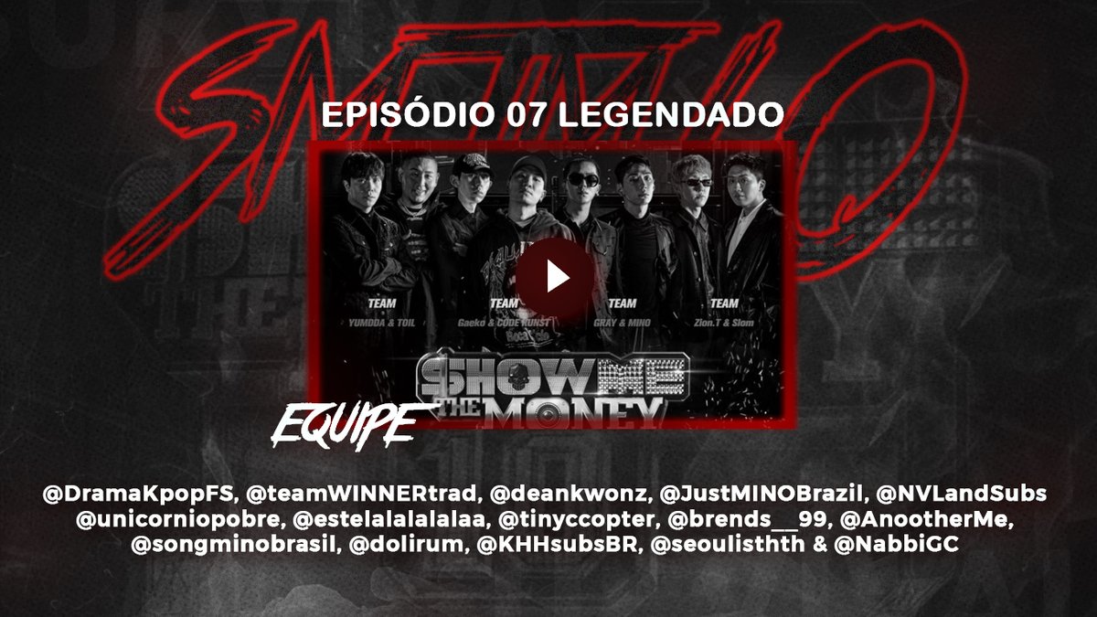 DramaKpopFS's tweet photo. [#FANSUB] Show me the Money 10 - Episódio 7 legendado em Português!

LINK: https://t.co/BCDpznWutf

Thank you @ShowMeTheSUBS for the file!

O @ de cada um estará no comentário abaixo, não esqueçam de apoiar cada um <3 https://t.co/1l9sIscErj
