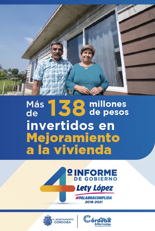 AytoCbaVer's tweet photo. Con una inversión superior a los 138 mdp, la administración municipal que preside @leticia_landero logró mejorar la calidad de vida de más de mil 400 familias que fueron beneficiadas con obras y acciones que les permitieron acceder a las mismas oportunidades de desarrollo. https://t.co/lBPszuuHY4
