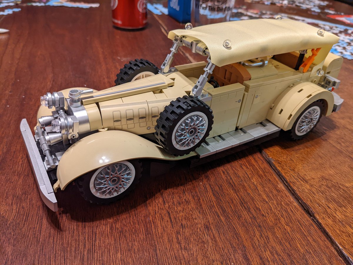 unfiltereddad's tweet photo. Car two, a roughly '32 Lincoln KB-V12. #Christmas #fakelego https://t.co/mLZvdSKTAQ