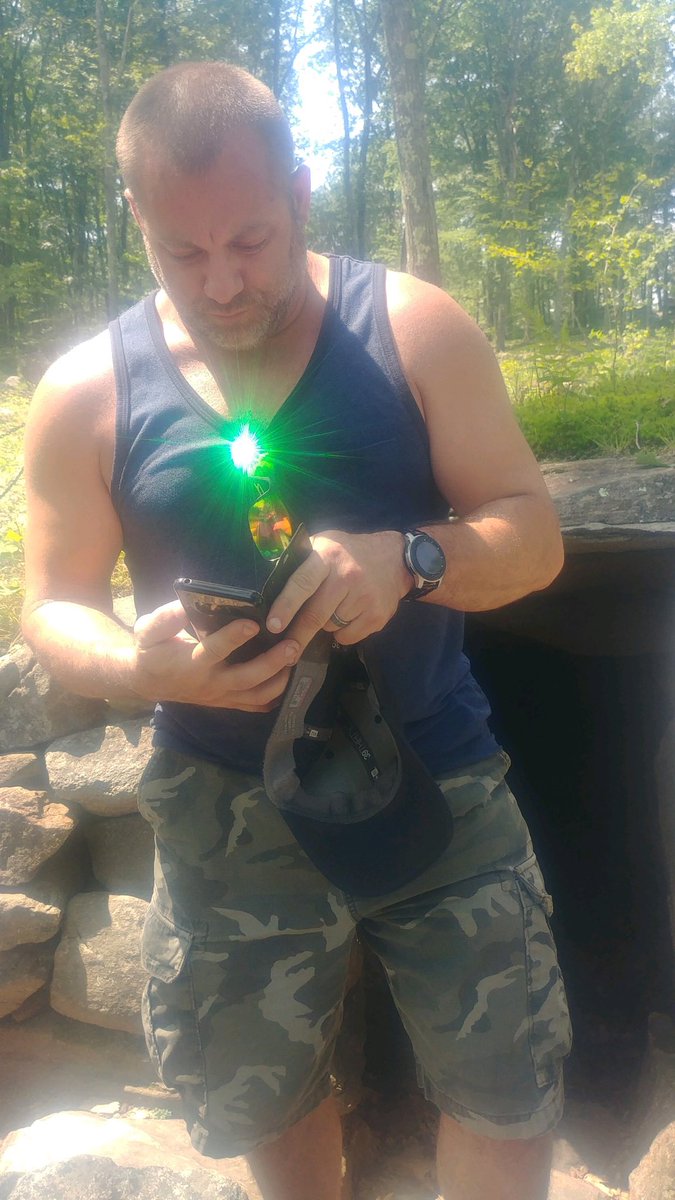 GuiseppetheCon's tweet photo. ⁦⁦@DarknessRadio⁩ Dave pic taken at America’s Stonehenge in August of this year. I’ve never seen a reflection off of sunglasses that look like that in my 55 years on this earth https://t.co/l9k3ZkZuzl
