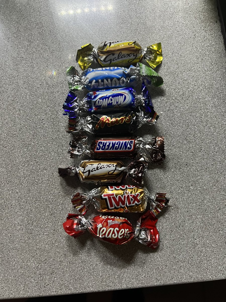 alsmiffy's tweet photo. @StumpyGoblin Ha - did this the other day too. I used to put the malteasers at the top before I had way too many of them. https://t.co/mhXyLcRn10