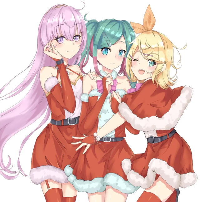 #プロセカ#初音ミク#鏡音リン#巡音ルカクリスマス! 