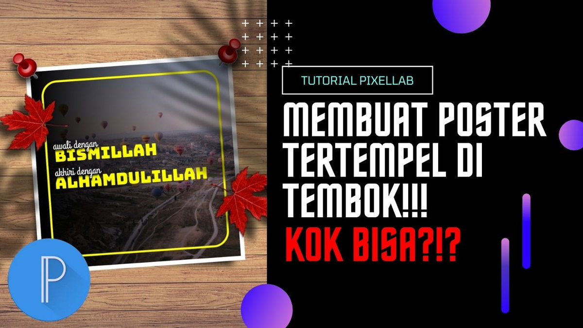 ProjectOzId's tweet image. Cara mudah membuat efek poster tertempel di tembok!!! dengan aplikasi pixellab...

youtu.be/x0Nhr2QBeqo