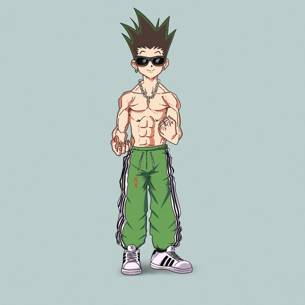ouddou (@zouddou) on Twitter photo Hey <a href="/adidasoriginals/">adidas Originals</a> I made this NFT for you as a collab between your brand and Hunter X Hunter #nft #NFTcollection #digitalart #adidas #hxh #anime Hey <a href="/adidasoriginals/">adidas Originals</a> I made this NFT for you as a collab between your brand and Hunter X Hunter #nft #NFTcollection #digitalart #adidas #hxh #anime