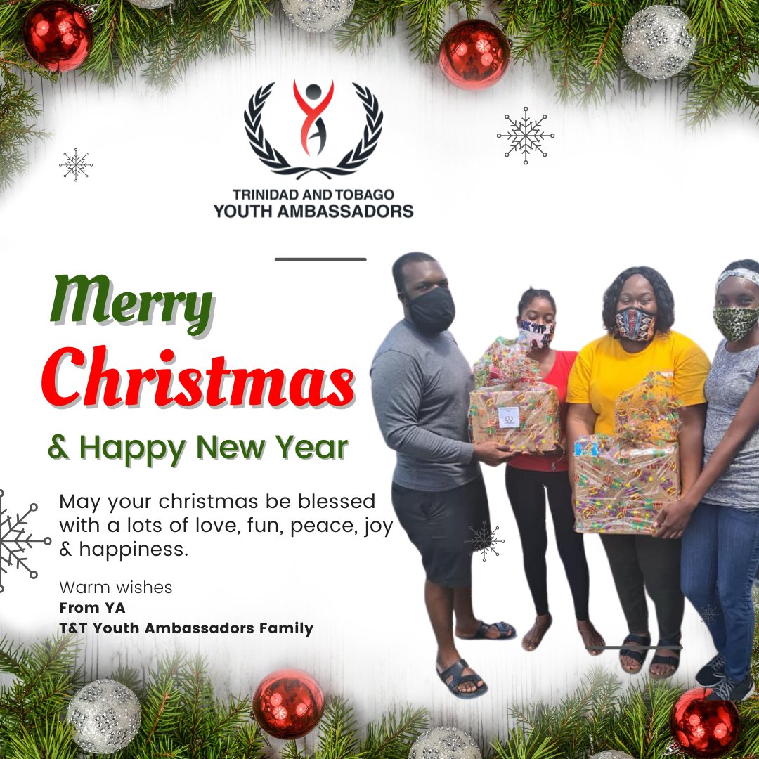 tobagoya's tweet image. 𝙏𝙝𝙚 𝙏𝙧𝙞𝙣𝙞𝙙𝙖𝙙 &amp;amp; 𝙏𝙤𝙗𝙖𝙜𝙤 𝙔𝙤𝙪𝙩𝙝 𝘼𝙢𝙗𝙖𝙨𝙨𝙖𝙙𝙤𝙧𝙨 𝙬𝙞𝙨𝙝𝙚𝙨 𝙮𝙤𝙪 𝙖 𝙝𝙖𝙥𝙥𝙮, 𝙝𝙚𝙖𝙡𝙩𝙝𝙮, 𝙖𝙣𝙙 𝙥𝙚𝙖𝙘𝙚𝙛𝙪𝙡 𝙮𝙚𝙖𝙧 𝙖𝙝𝙚𝙖𝙙. 𝙀𝙣𝙟𝙤𝙮 𝙚𝙫𝙚𝙧𝙮 𝙢𝙤𝙢𝙚𝙣𝙩 . 𝙈𝙚𝙧𝙧𝙮 𝘾𝙝𝙧𝙞𝙨𝙩𝙢𝙖𝙨 !