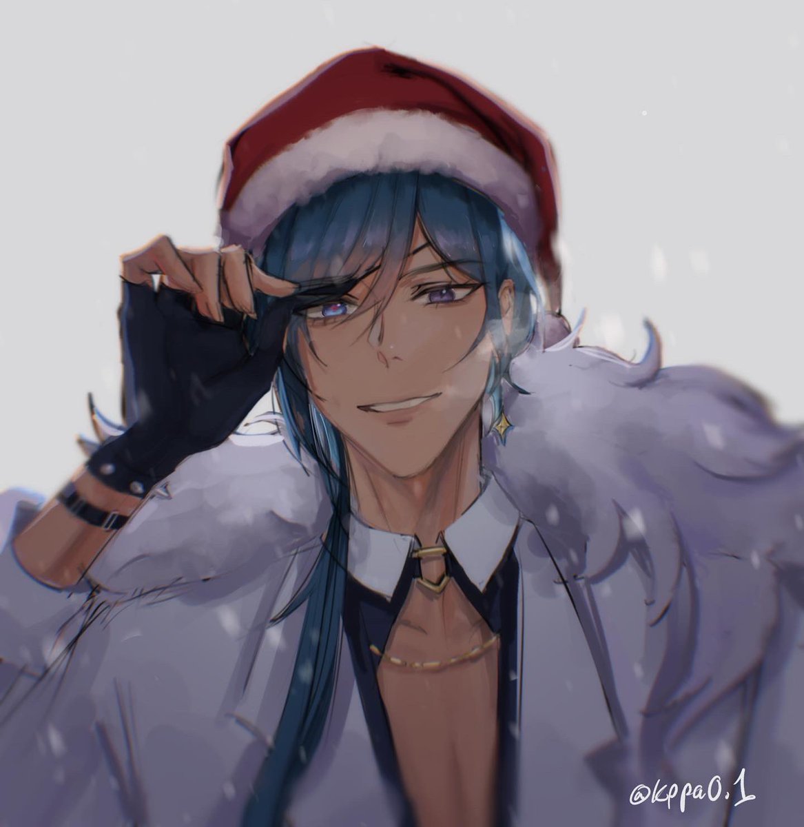 kppa01's tweet photo. merry christmas! #kaeya https://t.co/2Uum069LQq