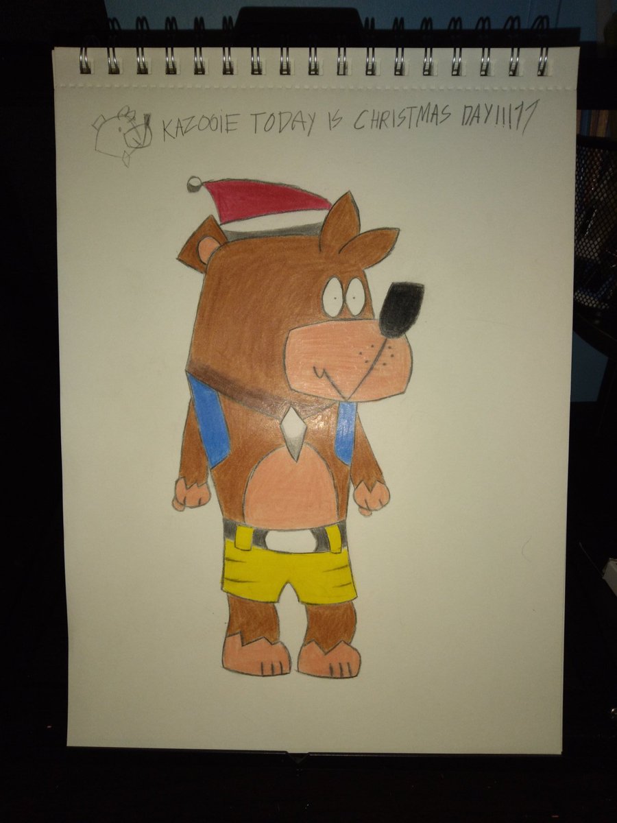JadenP2006's tweet photo. banjo seems really happy about this information! Merry Christmas!
#BanjoKazooie #MerryChristmas #art https://t.co/7qnHxC2qb6