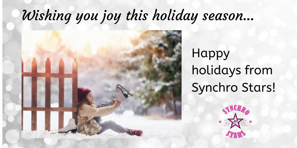 Happy Holidays from Synchro Stars! #gosynchrostars