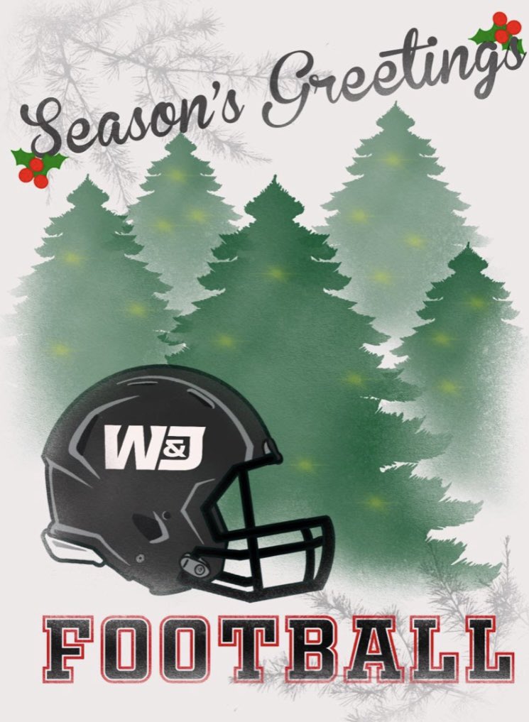 Thank you <a href="/WJFootball/">W&J Football</a> <a href="/Coach_Sirianni/">Coach Mike Sirianni</a> Merry Christmas !