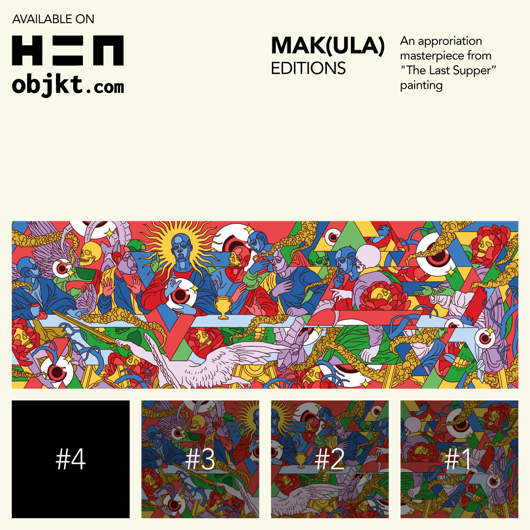 fianafandi18's tweet photo. MAK(ULA) #3 ✨
My 3rd collection is available on NFT at 7:00 pm GMT +7 / 12:00 pm GMT. Be there! 

Let's complete your missing pieces, dont miss it! 👇

#1 https://t.co/d0bpDpKxDs
#2 https://t.co/mOdDbvFYS6

#nftcollector #NFTCommunity #NFTs #CleanNFT #NFTs #NFTartist https://t.co/IaGSjwjJ5G