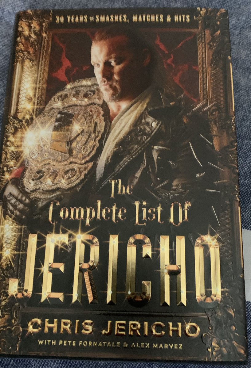 I’m really enjoying the #CompleteListOfJericho Book definitely the best Christmas! But incredible job on this book <a href="/IAmJericho/">Chris Jericho</a> you did a great job putting it together