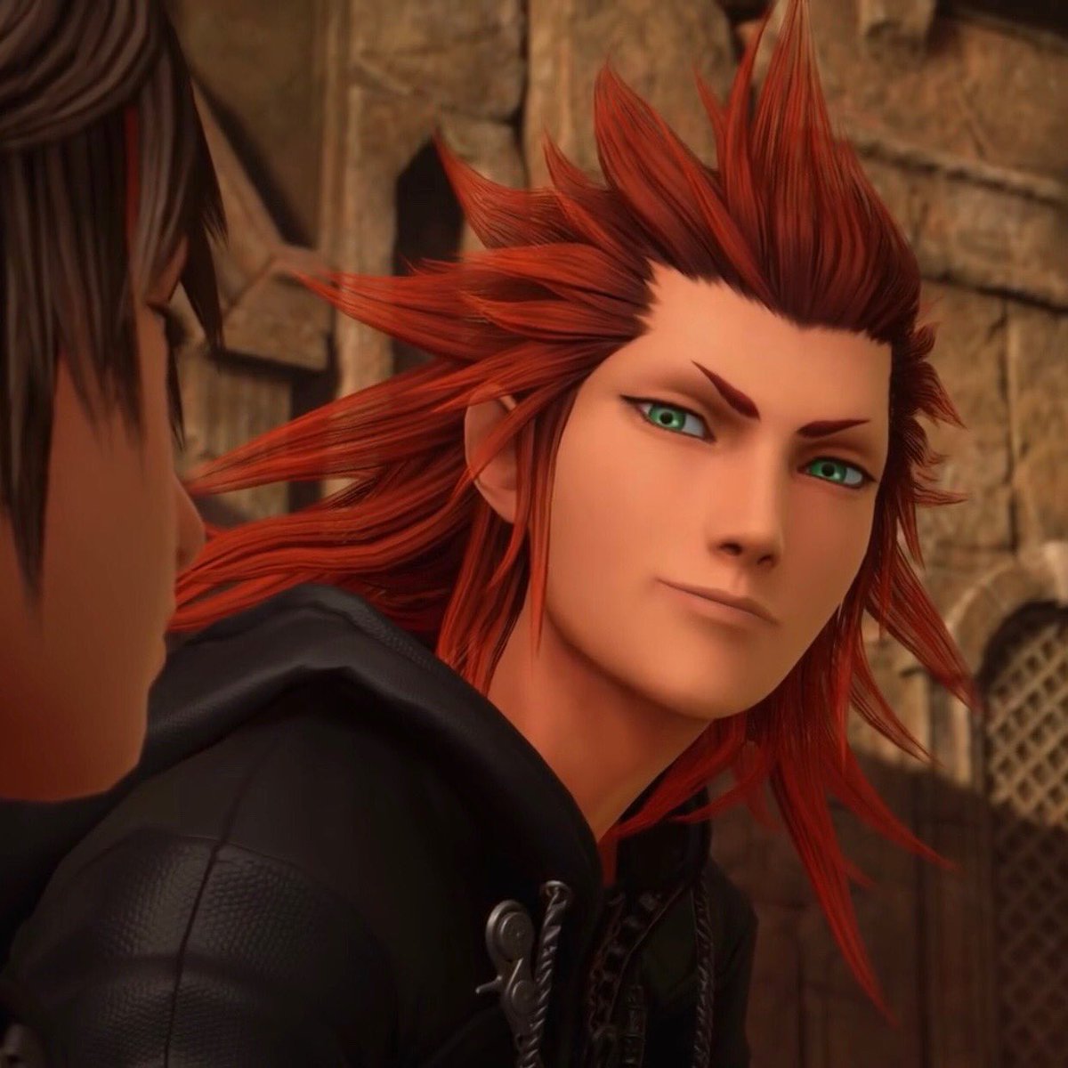 today’s second scrunkly of the day is Axel from Kingdom Hearts!